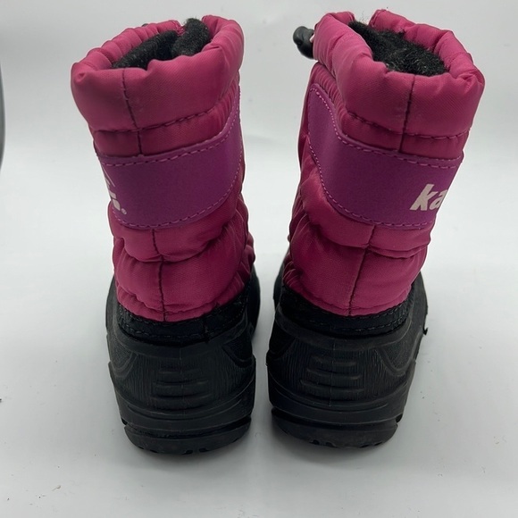 Kamik Baby Pink Insulated Winter Snow Boots Size 6 - Picture 8 of 11